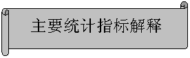 横卷形: 主要统计指标解释